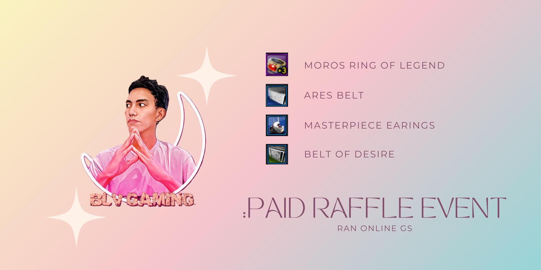 Paid Raffle Event (Ran Online GS)