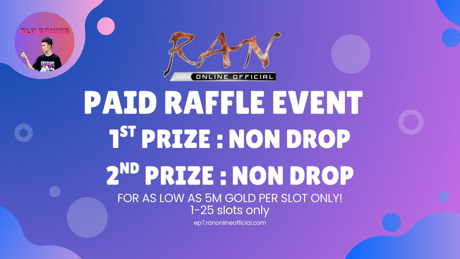 Paid Raffle Event (Ran Online EP7)